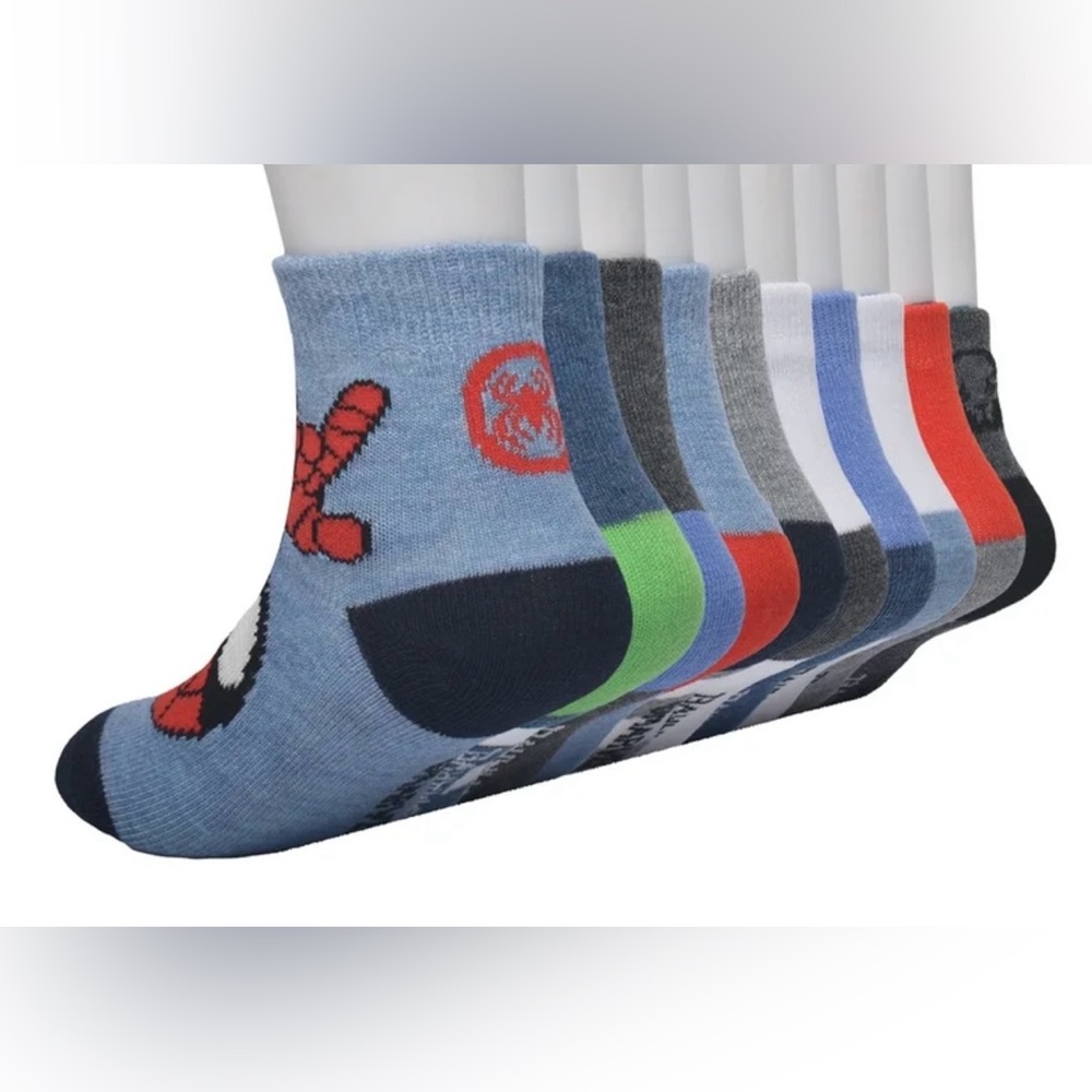 New spider man toddler ankle socks size 2T-3T - Picture 5 of 6